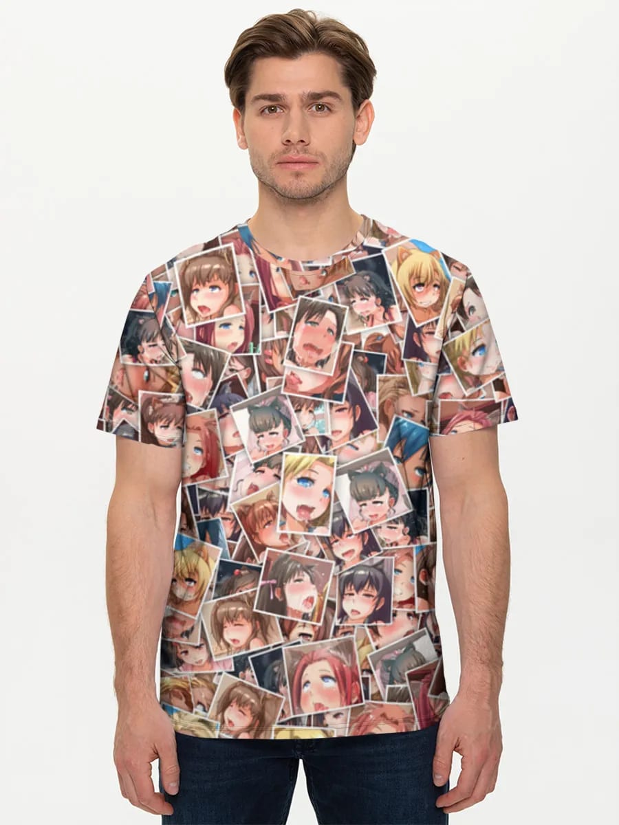 Anime Gesichts-Collage