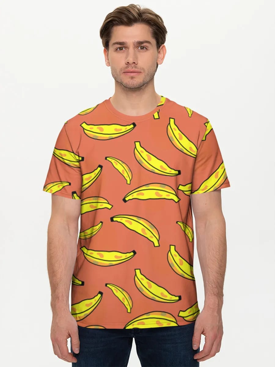 Verspielter Bananen-Wurf