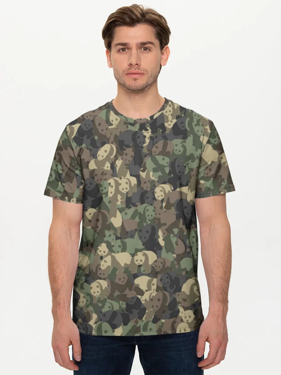 Panda Camo-Collage