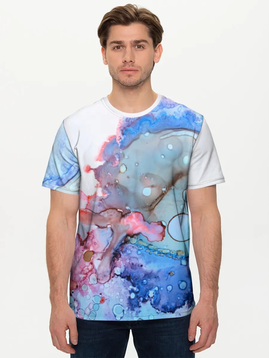 Pastel Fluid Ink Bloom