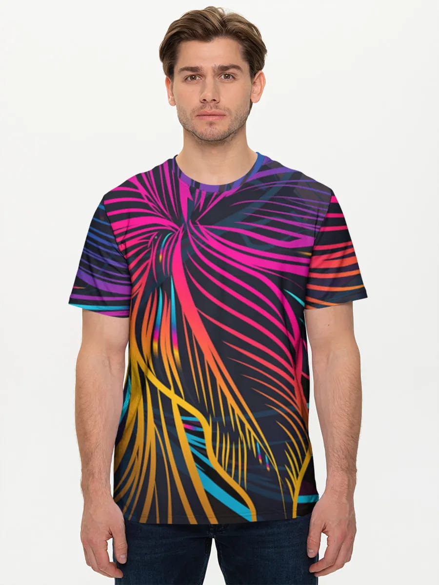 Neon Tropische Blätter