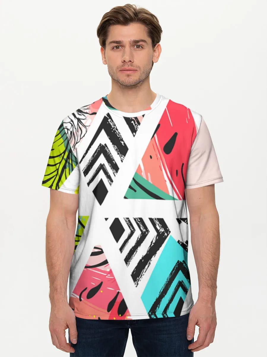 Memphis Geometrische Dreiecke