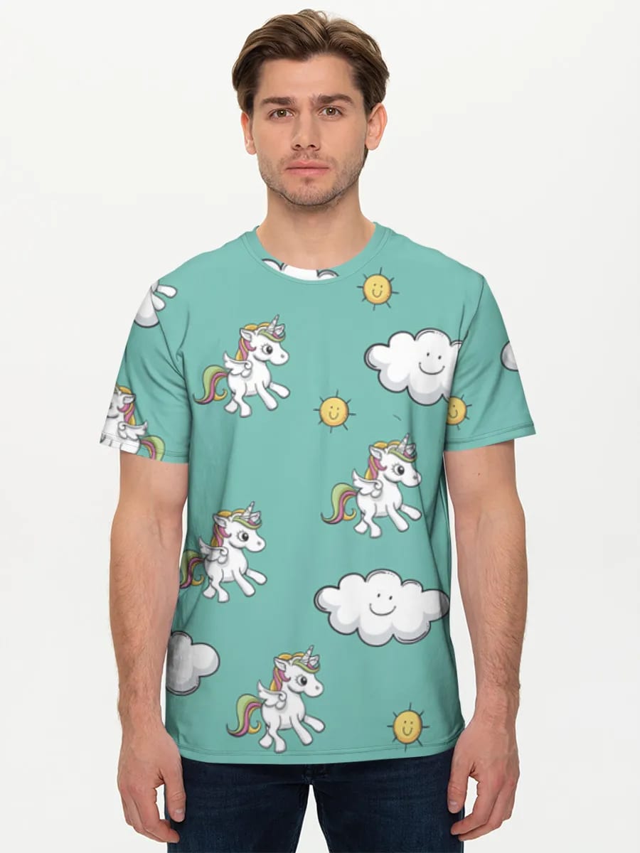Niedlicher Einhorn-Himmel