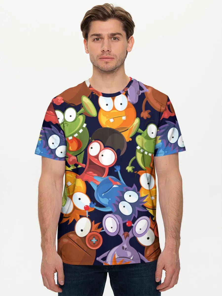 Goofy Cartoon Monster-Trupp