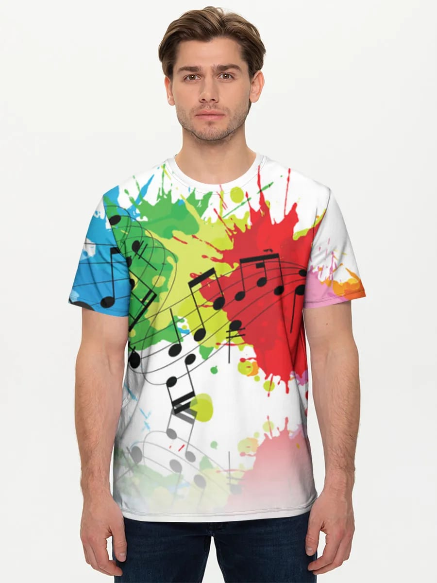Regenbogen Musik-Splash