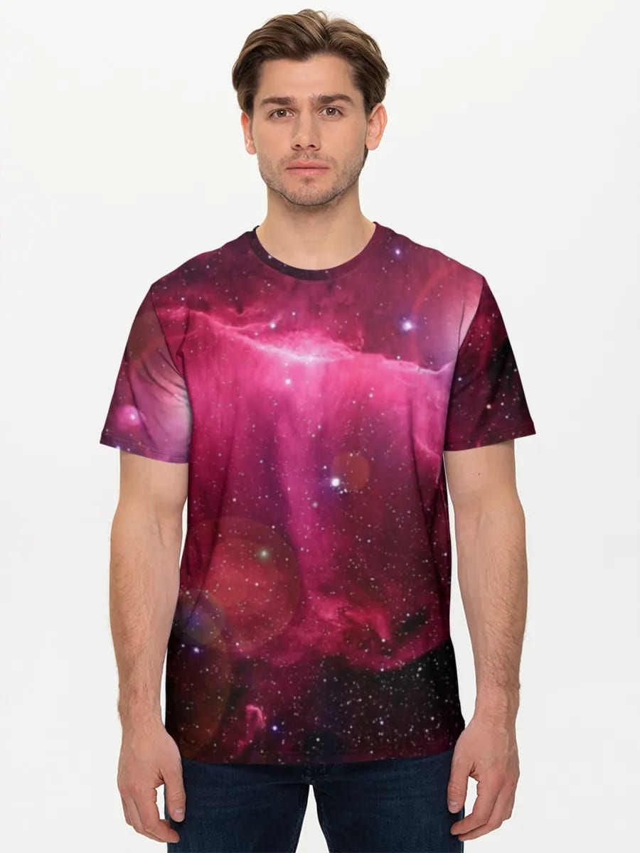 Magenta Nebula Starfield