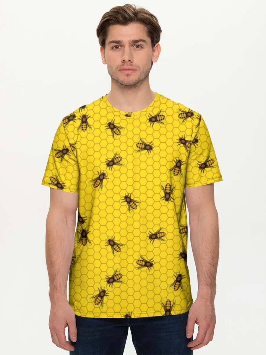 Bienen auf Honigwabe