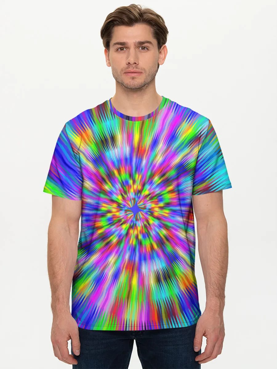 Regenbogen Psychedelischer Sternenregen