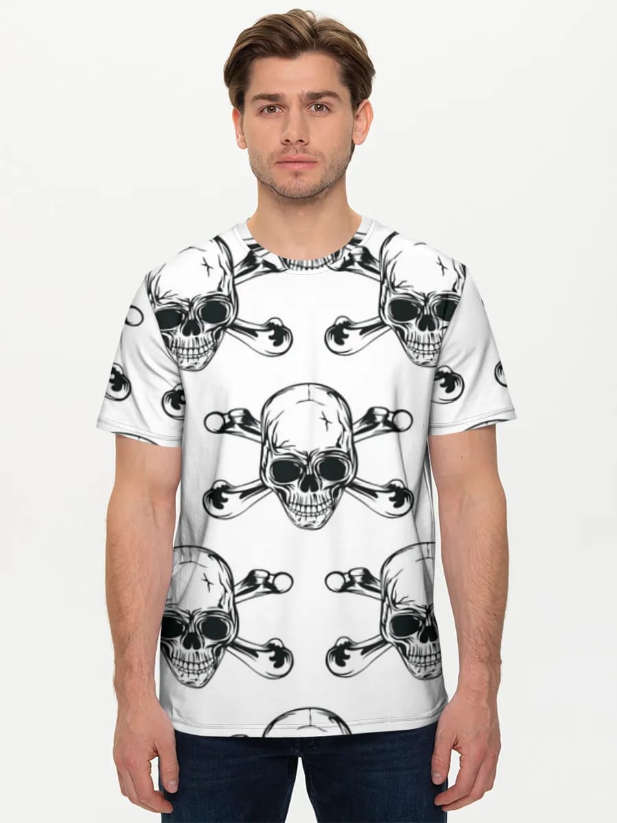 Totenkopf mit gekreuzten Knochen
