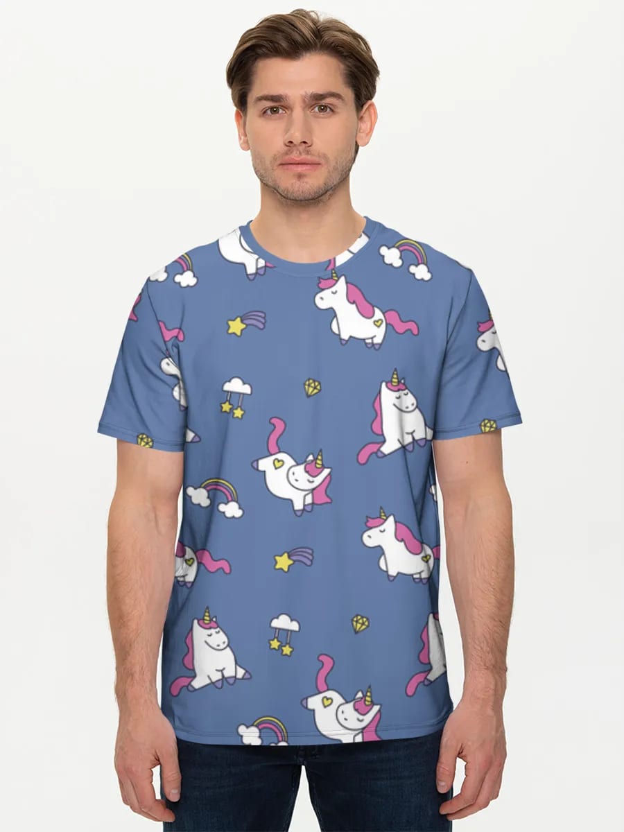 Niedliche Einhorn-Regenbogen-Träume