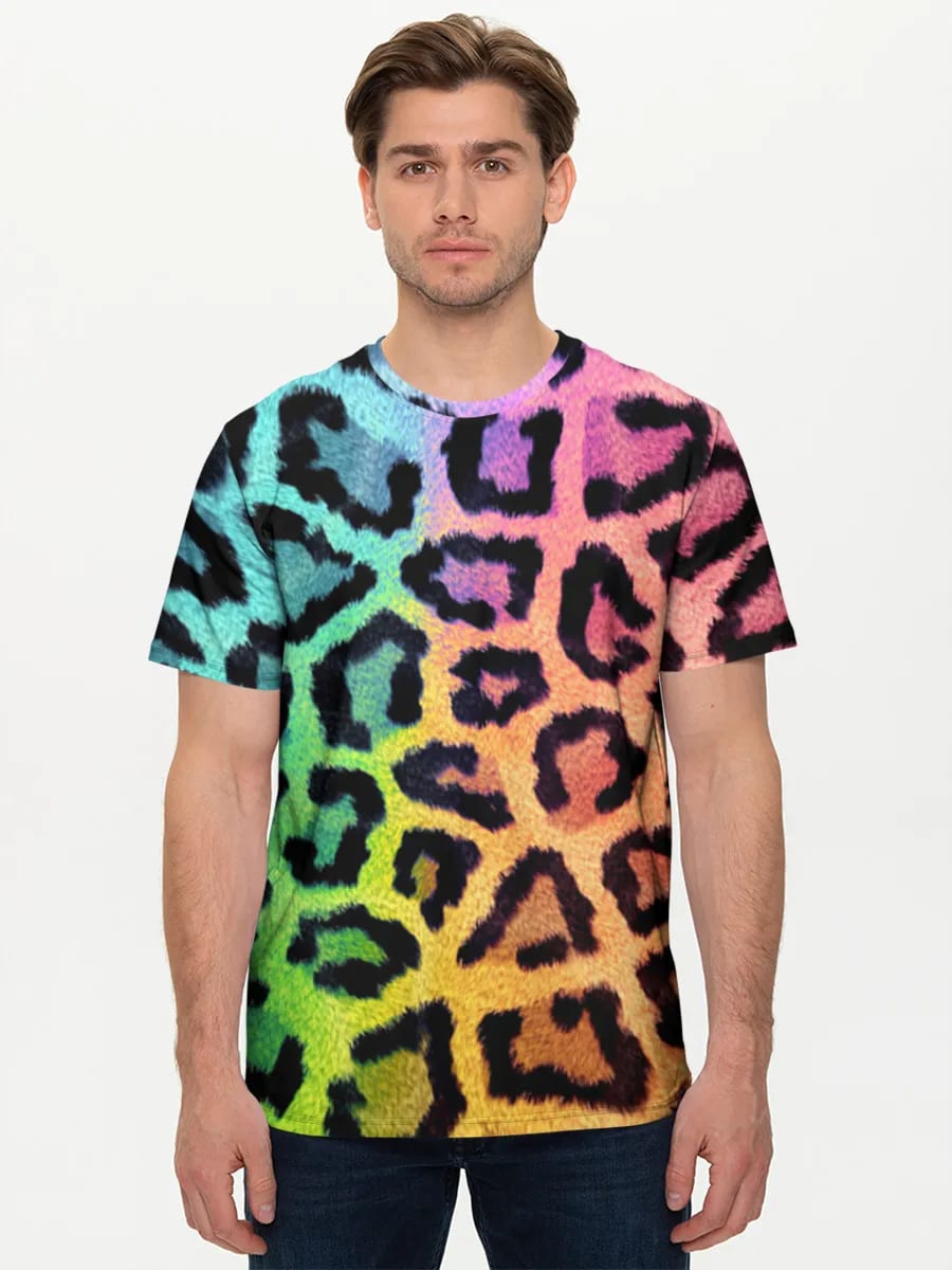 Regenbogen Leopardenmuster