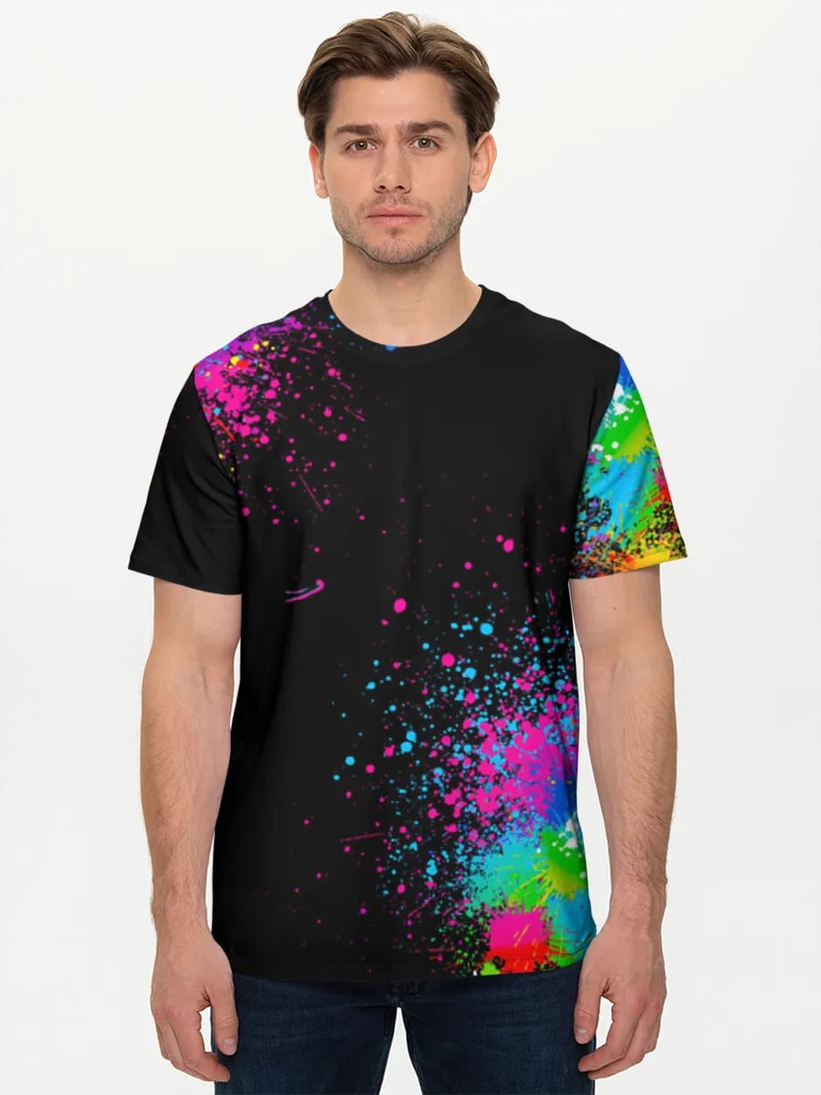 Neon Farbkleckse