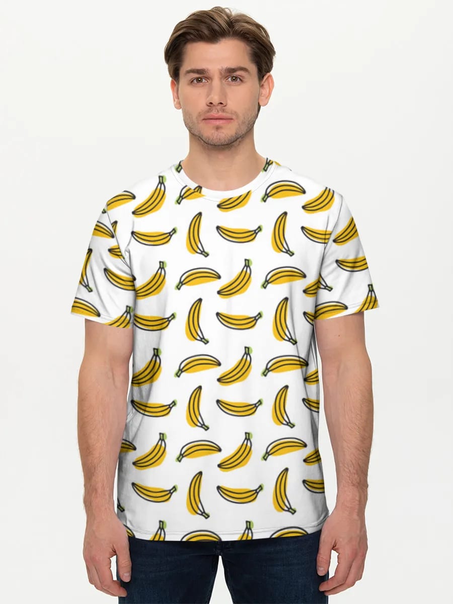 Verspielter Bananen-Print