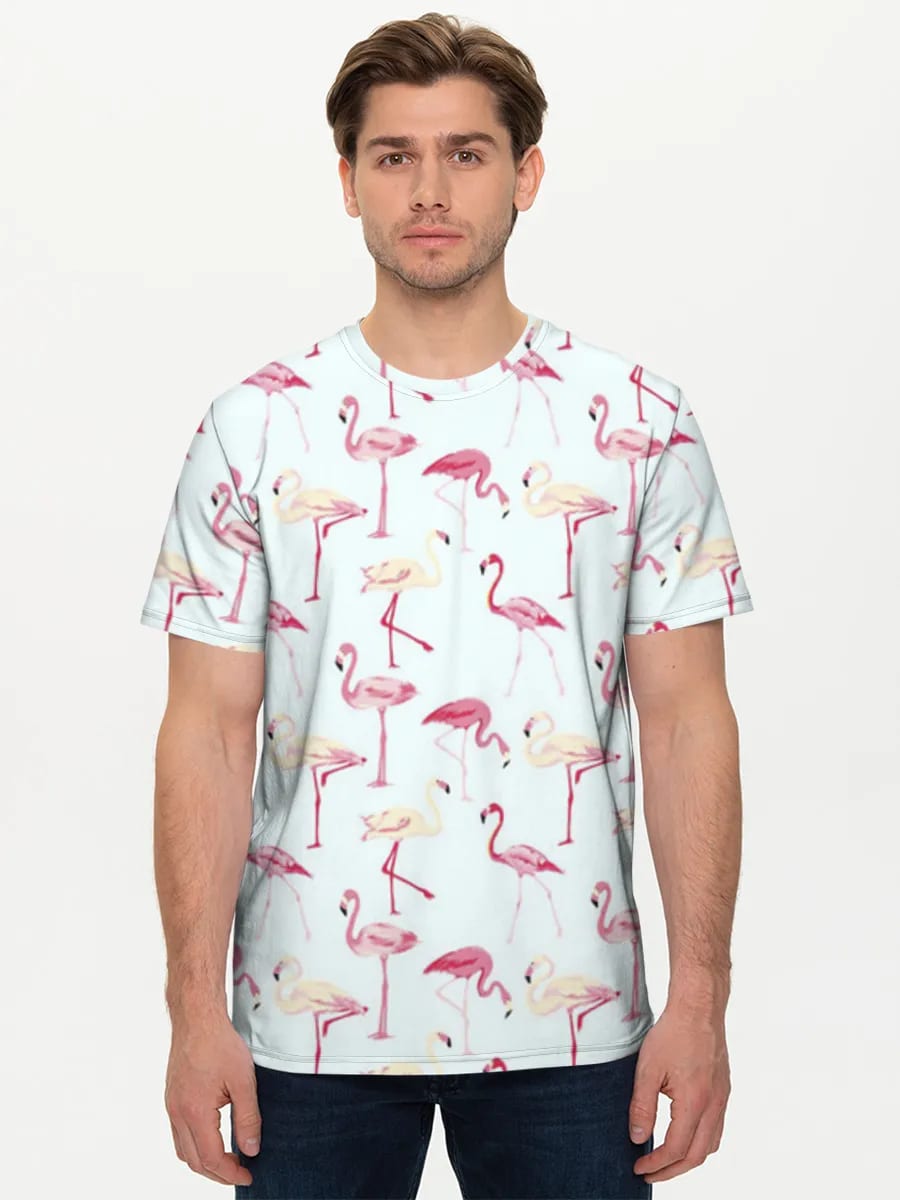Pastell Rosa Flamingos