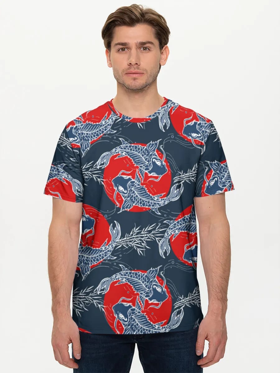 Koi-Fisch Aufgehende Sonne