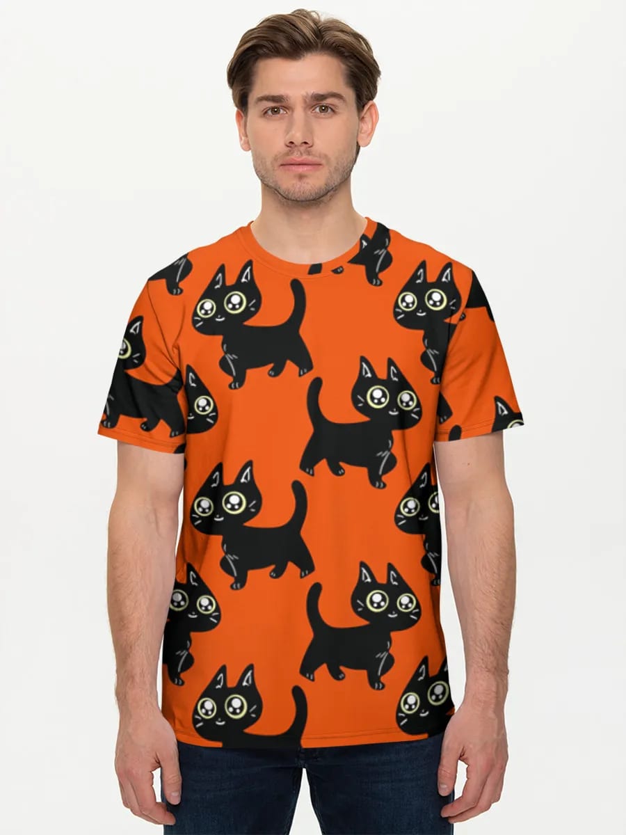 Kawaii Schwarze Katzenparade
