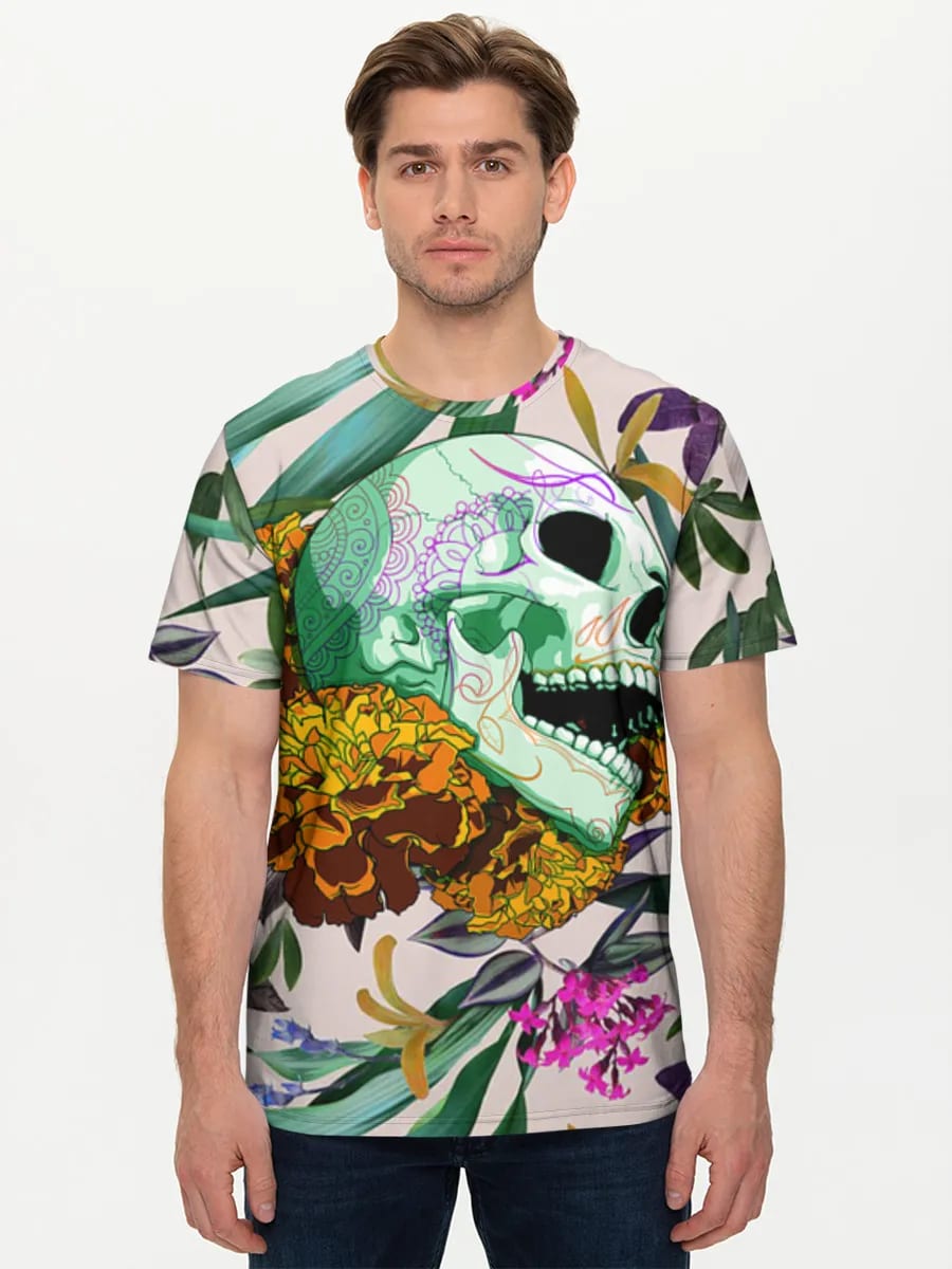 Tropischer Sugar Skull