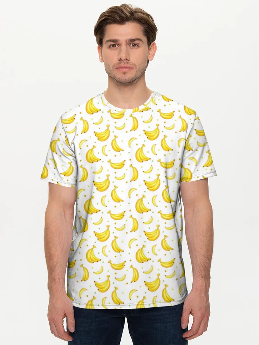 Verspielter Bananen-Print