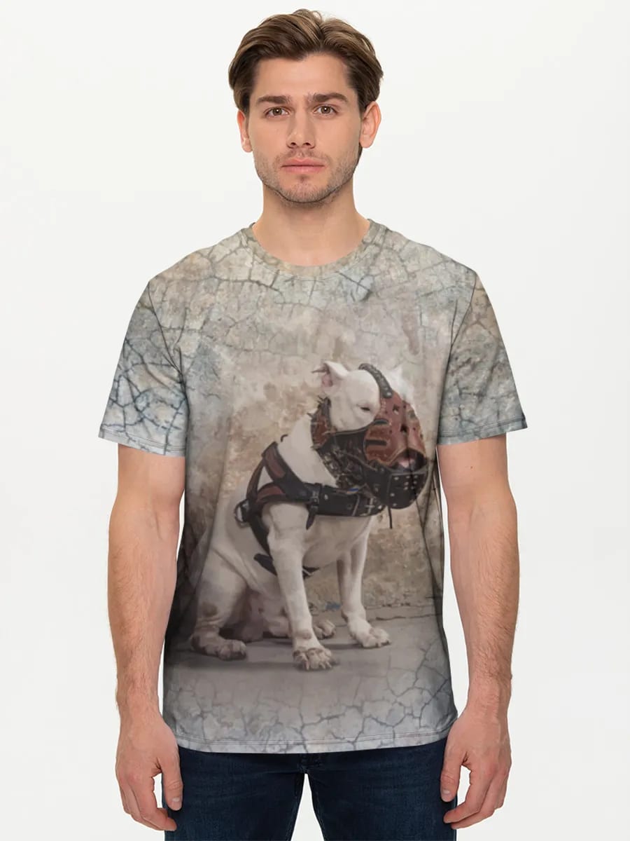 Maulkorb-Bullterrier