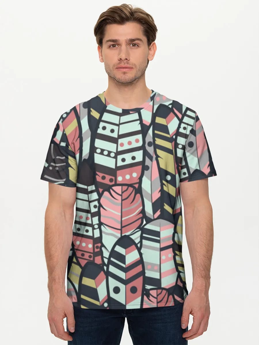 Boho Geometrische Federn