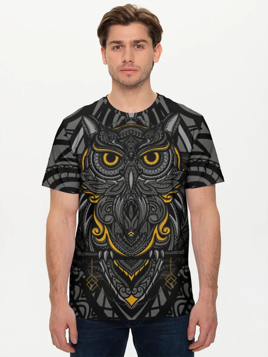 Ornamentale Mandala-Eule