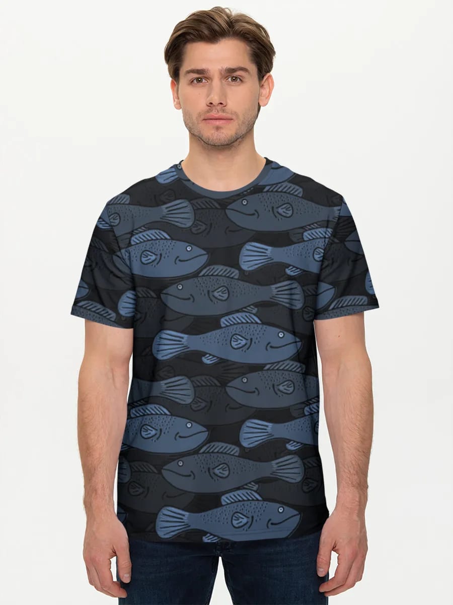 Mitternachtsblauer Fisch