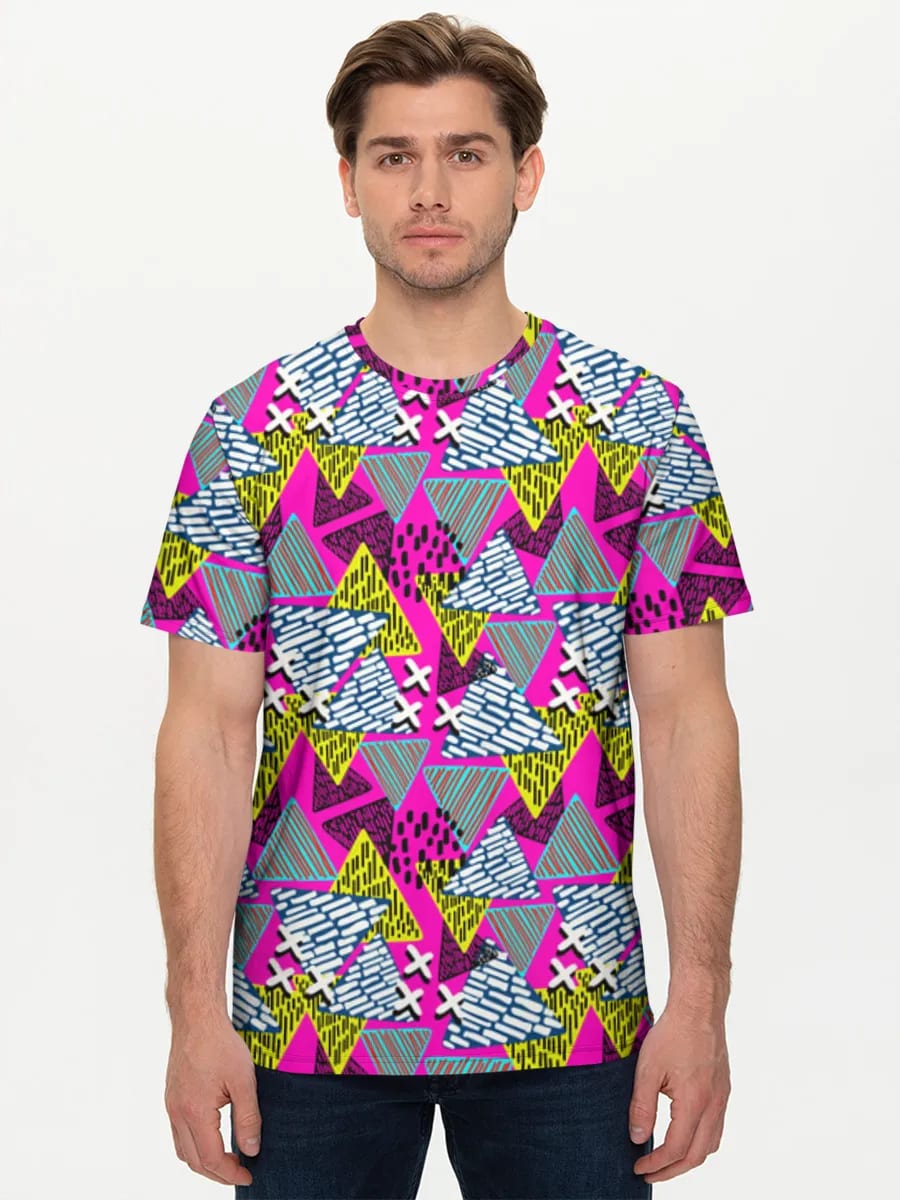 Neon Memphis Geometrische Formen