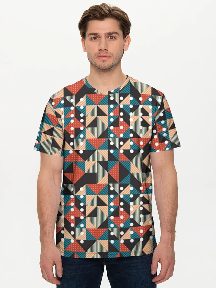 Retro Geometrisches Mosaik