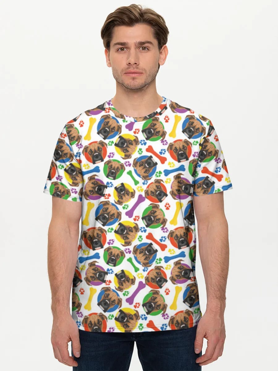 Playful Dog Bones Print