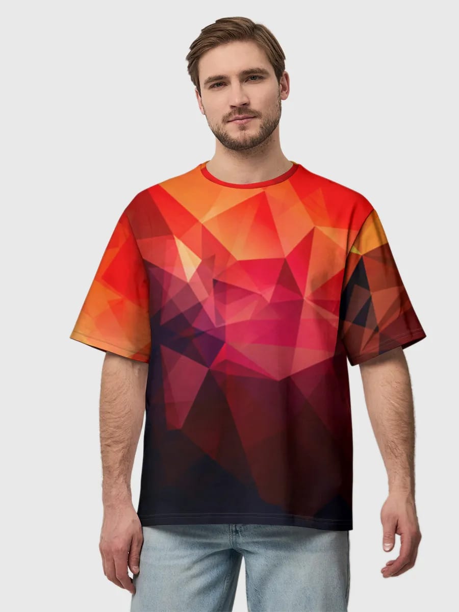 Abstrait low poly ardent