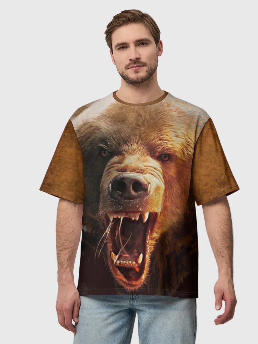 Ours grizzly rugissant