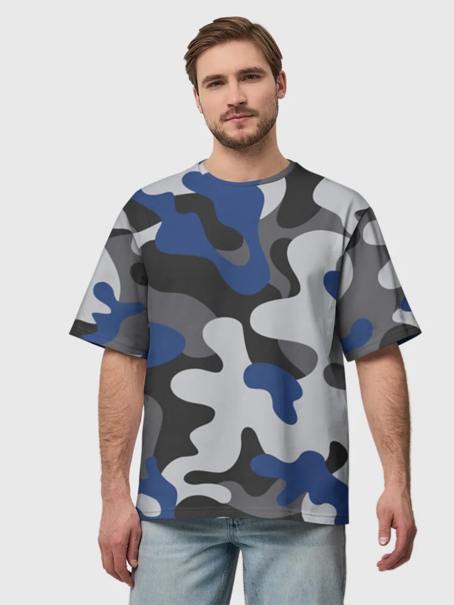 Blaues Urban Camo