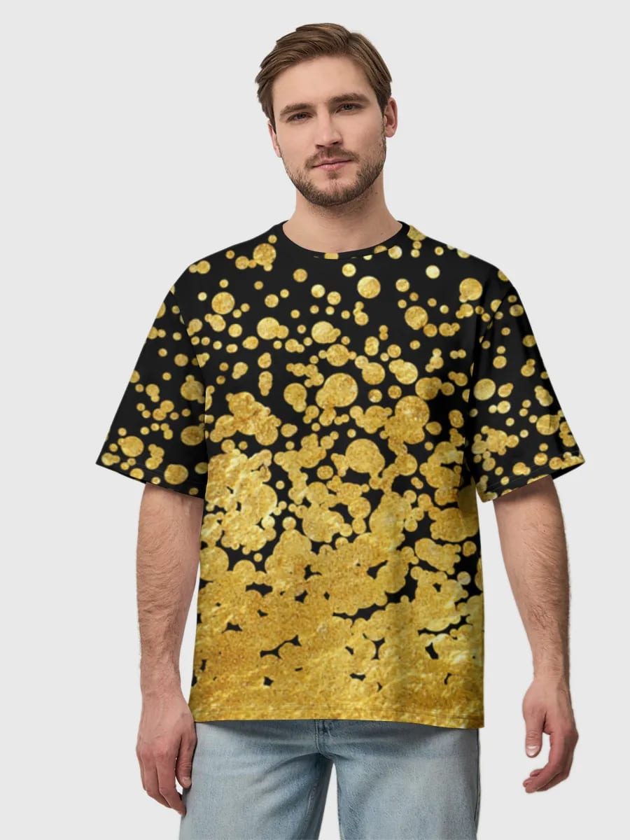 Gold Glitter Confetti Burst