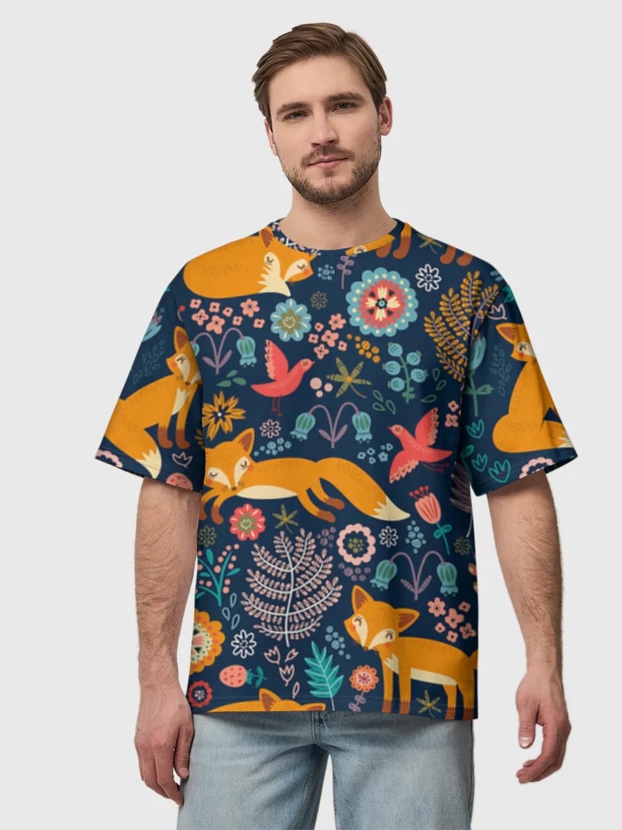 Woodland Fox Floral
