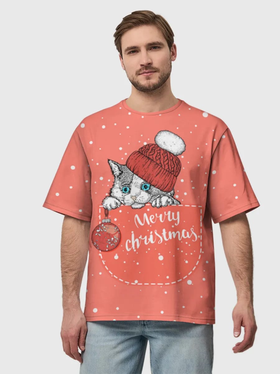 Merry Christmas Pocket Cat