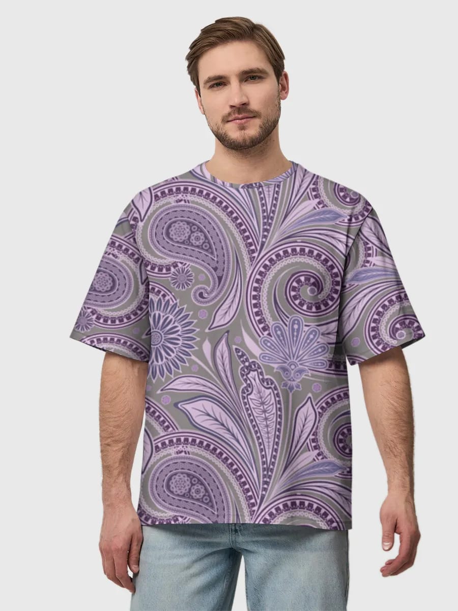 Purple Paisley Florals