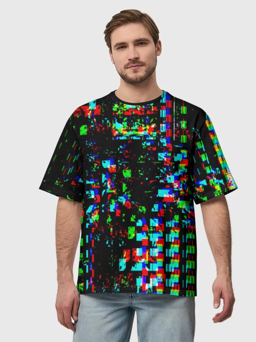 Neon Glitch Pixel Chaos