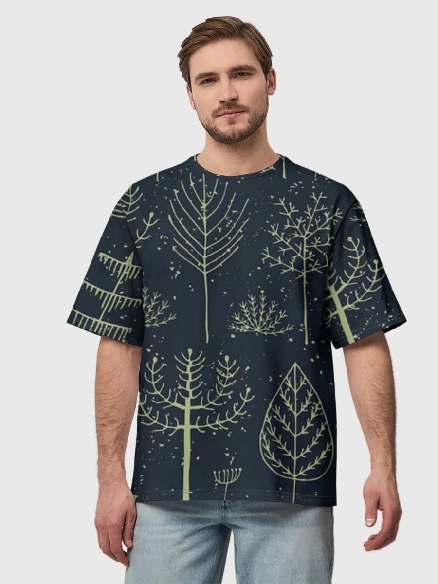 Midnight Woodland Trees