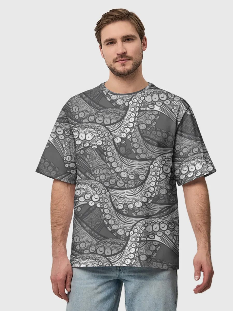 Oktopus-Tentakel-Wirrwarr