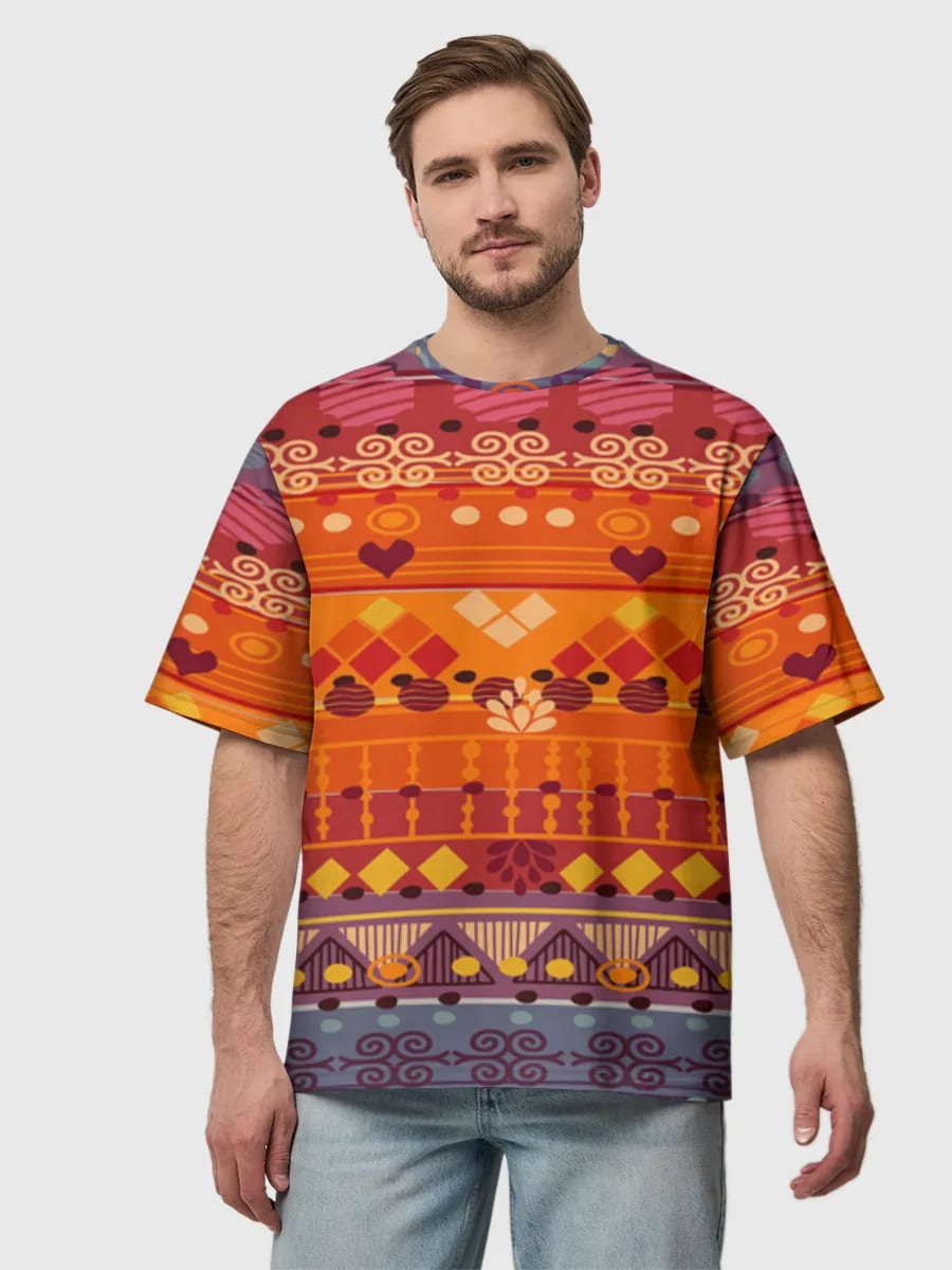 Boho Geometric Stripes