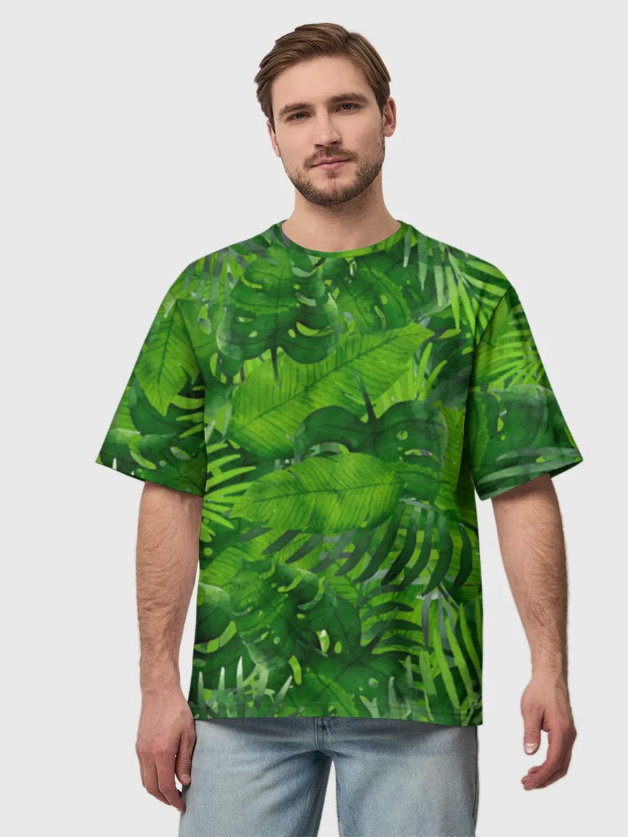 Feuilles de Jungle Tropicale Aquarelle