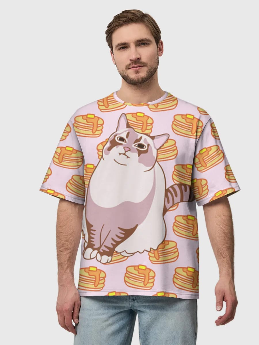 Pfannkuchenliebende Katze