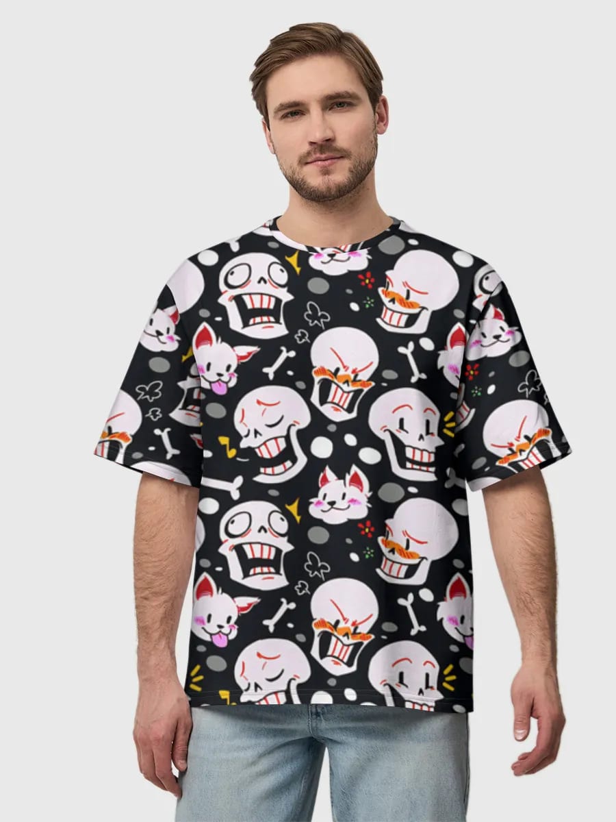 Kawaii Skulls And Cats