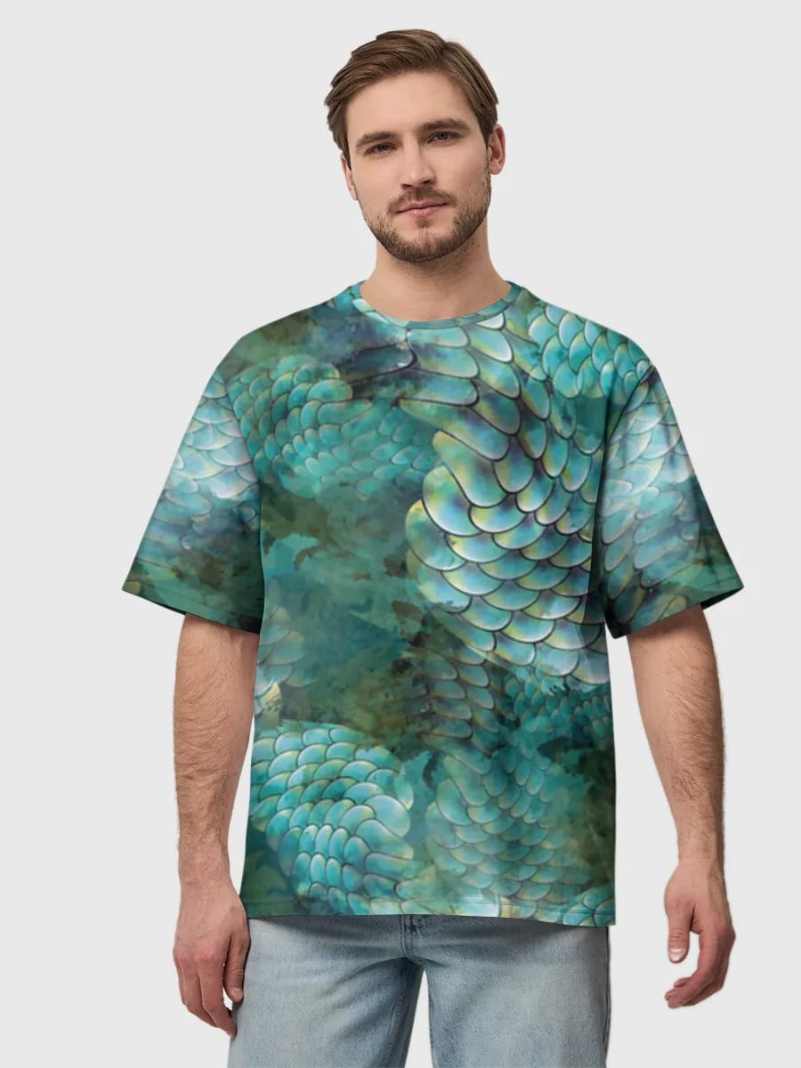 Teal Mermaid Scales
