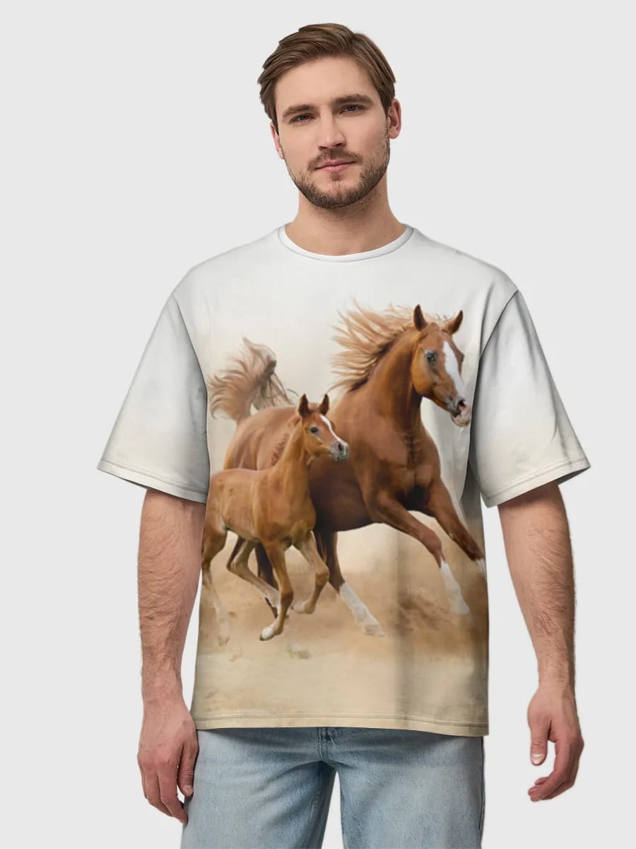 Mare And Foal Gallop