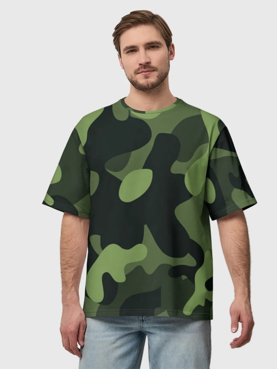 Green Camo Print