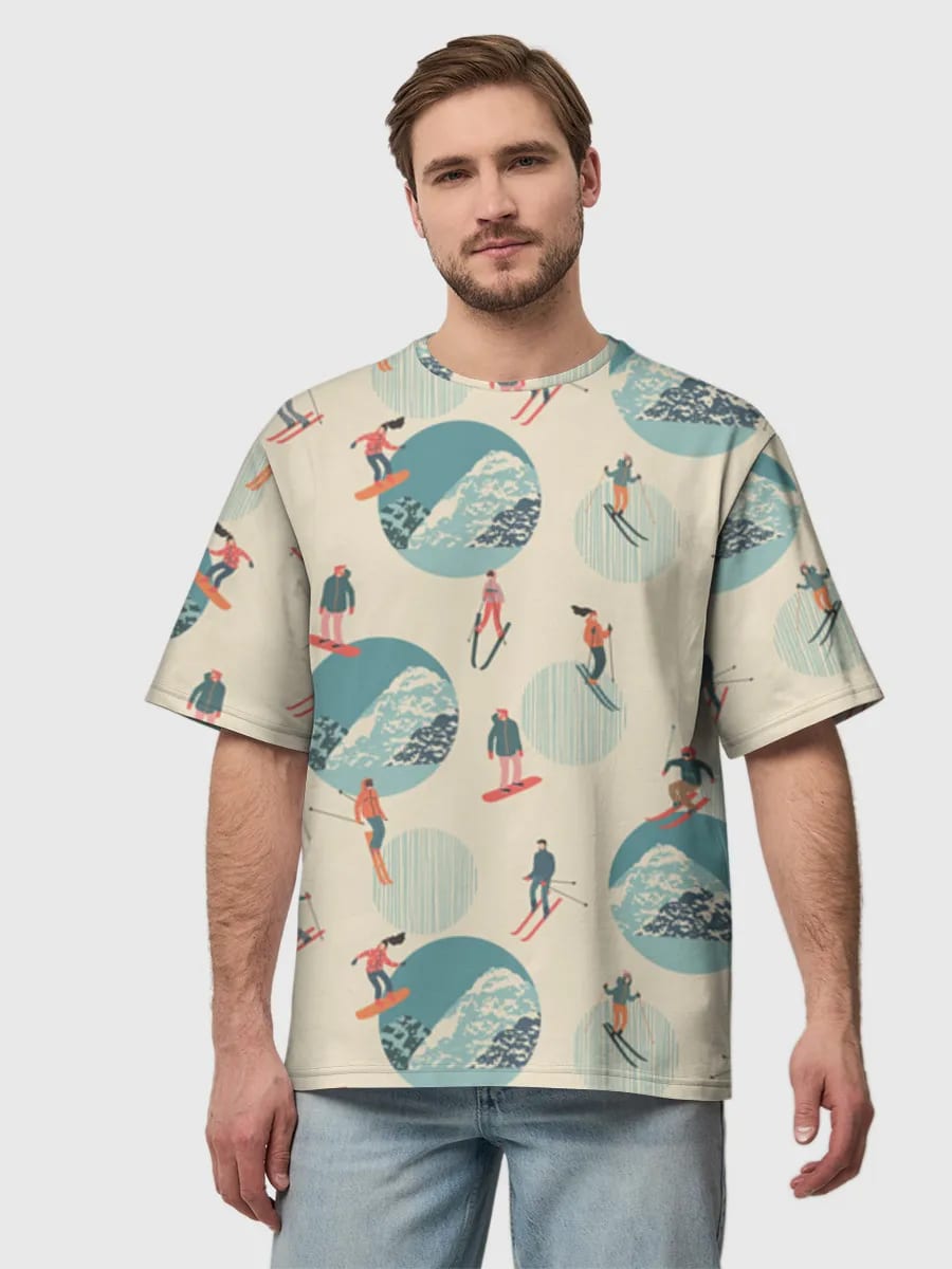 Retro Ski Mountain Vibes