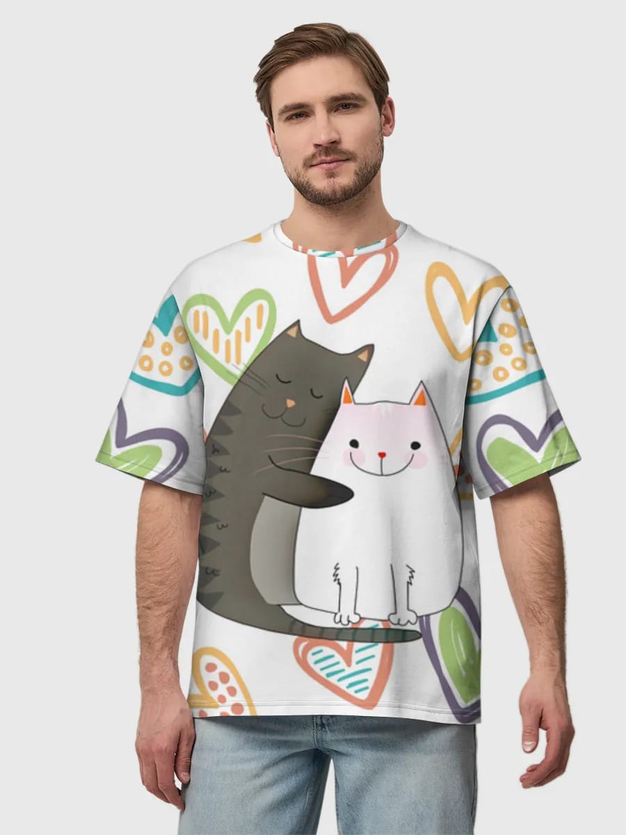Kuschelige Katzen verliebt
