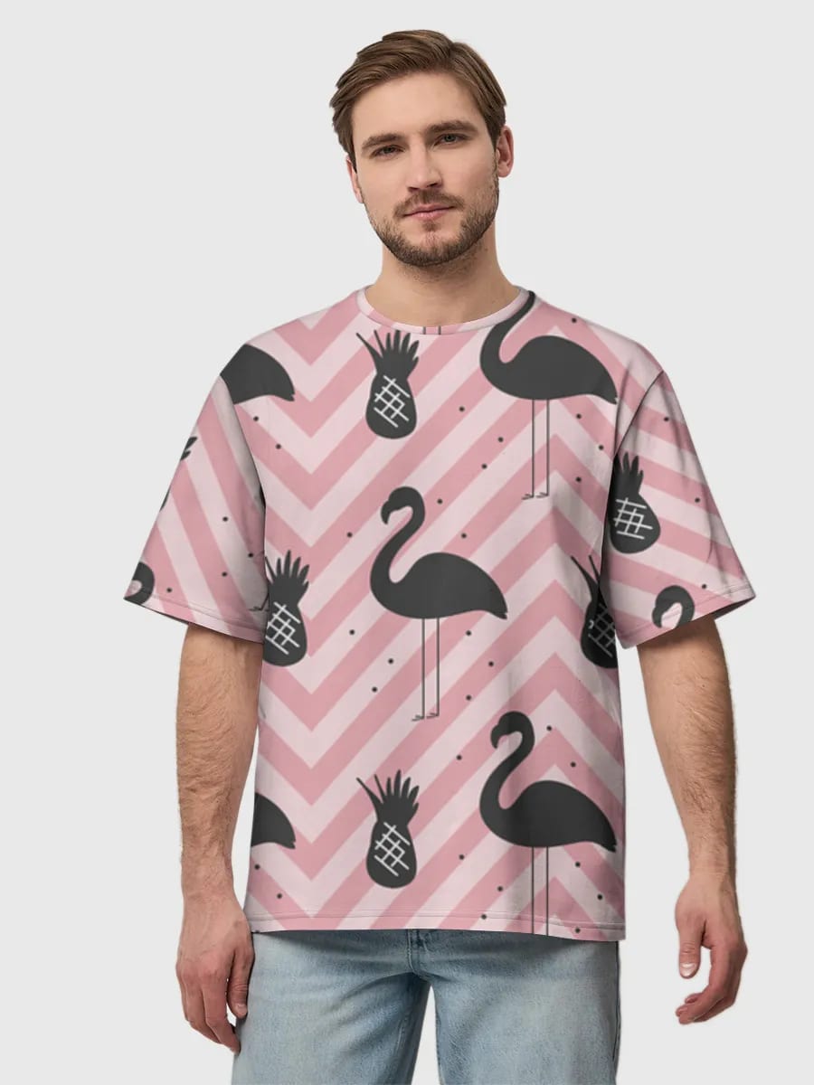 Flamencos y piñas