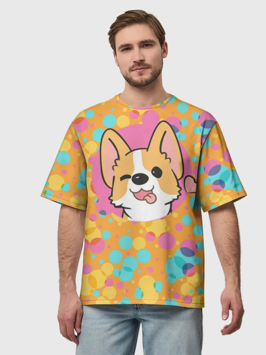 Niedlicher zwinkernder Corgi